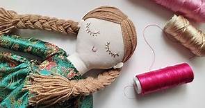Cute Handmade Rag Doll Tutorial with Free Pattern ( New Version)
