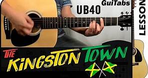 How to play KINGSTON TOWN 🇯🇲 - UB40 / GUITAR Lesson 🎸 / GuiTabs #138
