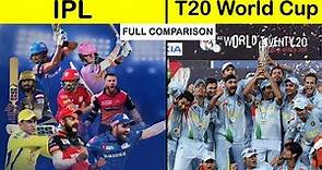 IPL vs ICC T20 World Cup Full Comparison unbiased in Hindi | T20 world cup vs IPL