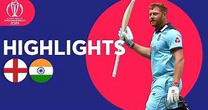 Bairstow Leads England To Victory | England vs India - Match Highlights | ICC Cricket World Cup 2019