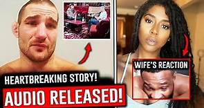 REACTIONS to Tyron Woodley's TAPE! Sean Strickland BREAKS DOWN in tears, Woodley wife