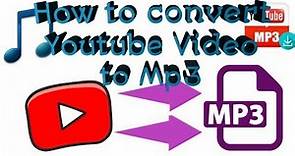 How to convert YouTube videos to Mp3| 100%working|