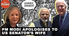 PM Modi apologises to US Senator's wife on her birthday
