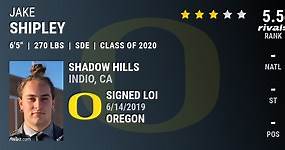 Jake Shipley 2020 Strongside Defensive End Oregon