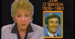 Death of Channel 6's Jim O'Brien - 9/26/83 12 Noon Report