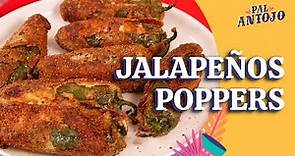 Cómo hacer JALAPEÑO POPPERS o CHILES RELLENOS de QUESO (receta fácil) | PAL ANTOJO