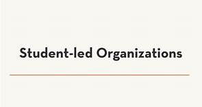 Student-led Organizations