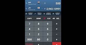 Easy Currency Converter app for mobile