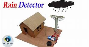Rain Detector Project | How to Make Rain Detector Alarm at Home | Electronics Projects for Beginners