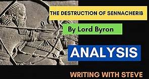 The Destruction of Sennacherib by Lord Byron - poem summary and analysis