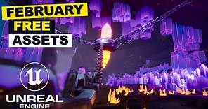 Unreal Engine February 2024 Free Marketplace Content Summary