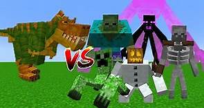 Tremorsaurus(Alex's Cave) Vs Mutant Monsters - Minecraft Mob Battle