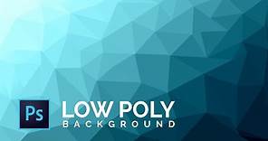 How to make a Cool Low Poly Background - Photoshop CS6,CC Tutorial (Background Design)