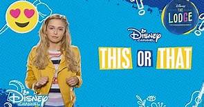 The Lodge | Sophie Simnett: This Or That | Official Disney Channel UK