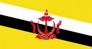 Evolución de la Bandera de Brunéi - Evolution of the Flag of Brunei