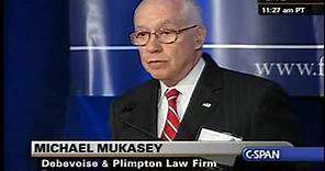 Michael Mukasey Remarks to Federalist Society