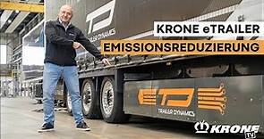 Reducing emissions with the KRONE eTrailer - Part 1 | KRONE TV