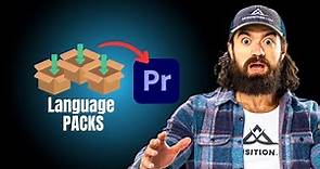✅🔥How to Install Language Pack Premiere Pro 2023-Secret Trick