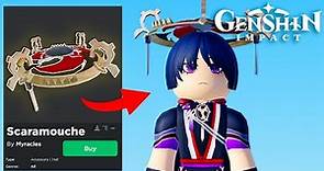 They've added Scaramouche hat onto Roblox