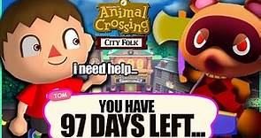 I Spent 100 Days In Animal Crossing City Folk...on the Wii