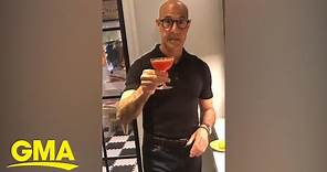 Stanley Tucci shows how to make a perfect Negroni cocktail at home l GMA Digital