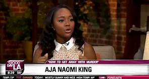 Aja Naomi King Of 'How To Get Away With Murder' Interview On Good Day LA