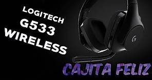 Audifonos inalambricos Logitech G533 DTS 7.1 Surround Sound: Cajita Feliz