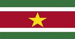 Bandera e Himno Nacional de Surinam - Flag and National Anthem of Suriname