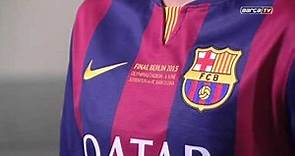 Special FC Barcelona jersey for Champions League final
