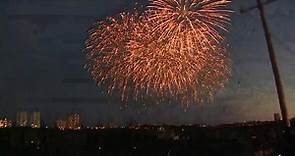 Canada Day fireworks in Edmonton