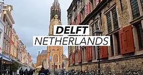 Delft, a canal-ringed city in the western Netherlands