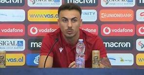 Konferenca për media me dy lojtarët e Kombëtares, Ylber Ramadani & Taulant Seferi para Çekisë