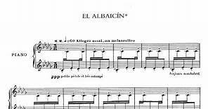 El Albaicín (Iberia, VII) - Albéniz