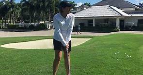 Chipping with LPGA Legend Juli Inkster