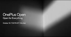 OnePlus Open – Launch Event