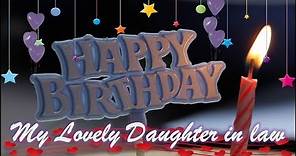 Birthday Wishes to Daughter in law