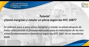 Como marginar y rotular un plano segun las NTC 1687 - parte4