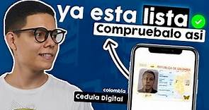 como saber si mi cedula esta lista colombia I Cédula Digital Colombia