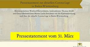 Information über die aktuelle Corona-Lage in Baden-Württemberg
