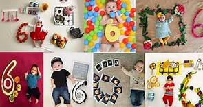 Latest 6 Month Baby Photoshoot Ideas at Home | Six month baby photoshoot 6th Month Baby photography