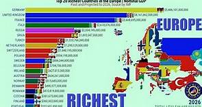TOP RICHEST COUNTRIES IN THE EUROPE | NOMINAL GDP