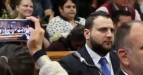 The moment Panayiotou is sentenced to life behind bars