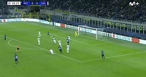 Gol de Alexis Sánchez (1-0) en el Inter 2-1 R.B. Salzburgo