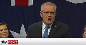 Scott Morrison concedes defeat in Australian election