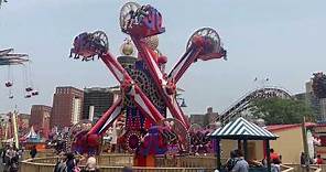 NEW Zamperla NebulaZ Thrill Ride at Coney Island, New York