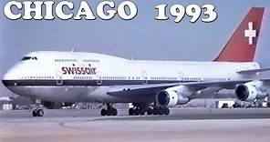 CHICAGO Airports 25 YEARS AGO (1993)
