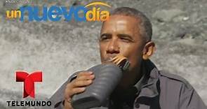 Barack Obama se fue de campamento a Alaska | Un Nuevo Día | Telemundo