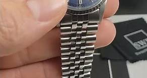 Rolex Datejust Steel White Gold Blue Dial Vintage Watch 1601 | SwissWatchExpo