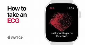Apple Watch Series 4 — How to take an ECG — Apple