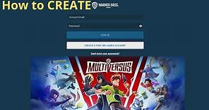 How to CREATE WB Games Account for MULTIVERSUS